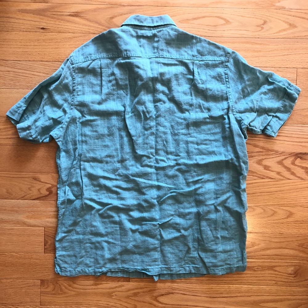 Tasso Elba Linen Shirt - Picture 2 of 3